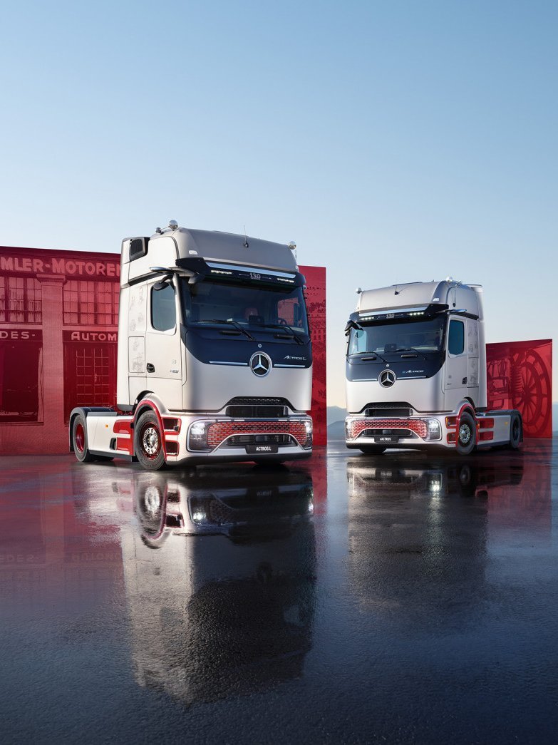 Die Actros „130 Years Trucks Edition“.