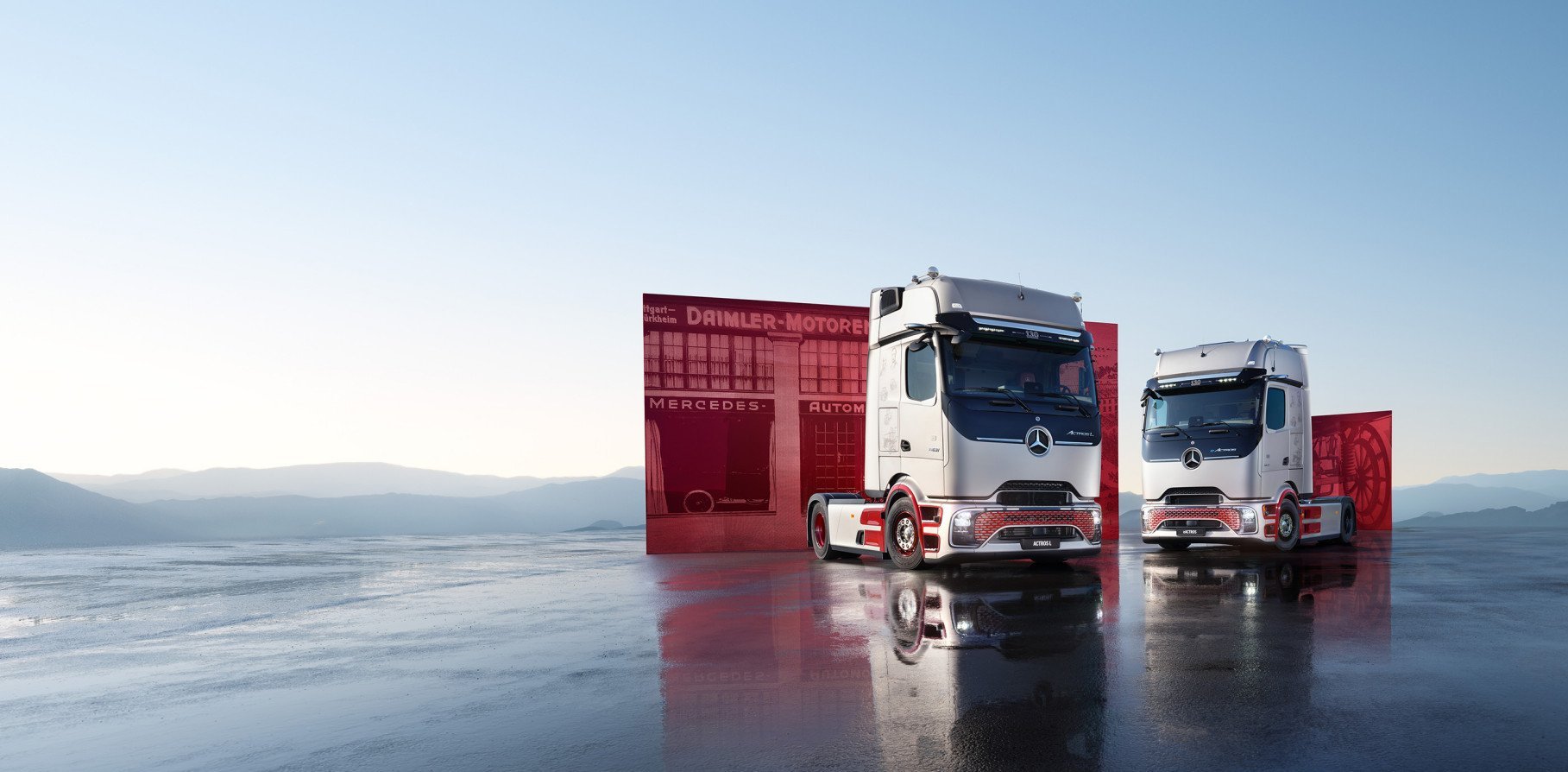 Die Actros „130 Years Trucks Edition“.